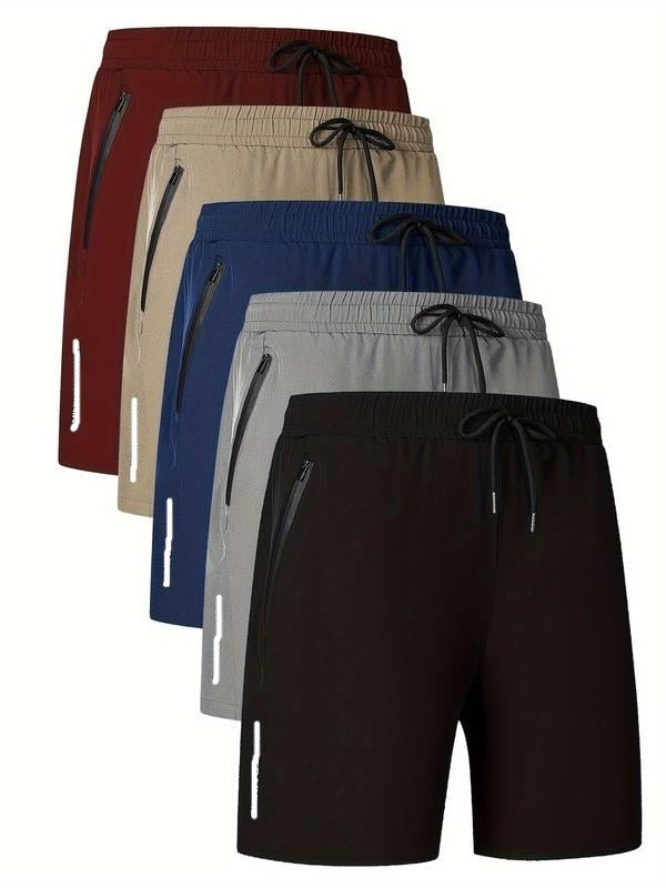 Stylish Men's Casual Shorts with Drawstring Waist - BritishElegance