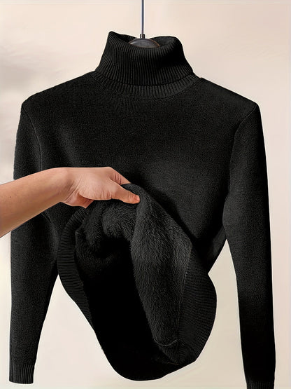 Women's Warm Classic Crew Neck Sweater
