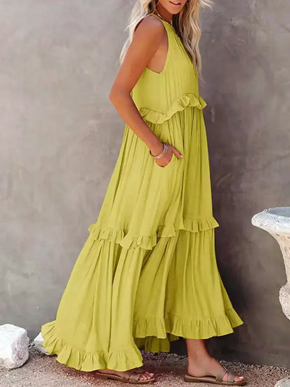 Chic Ladies' Floral Dress