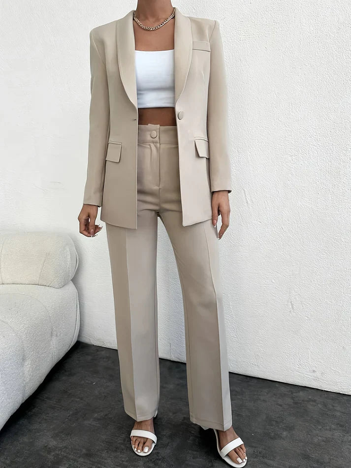 Classic Basic Women's Clothing Set for Daily Wear