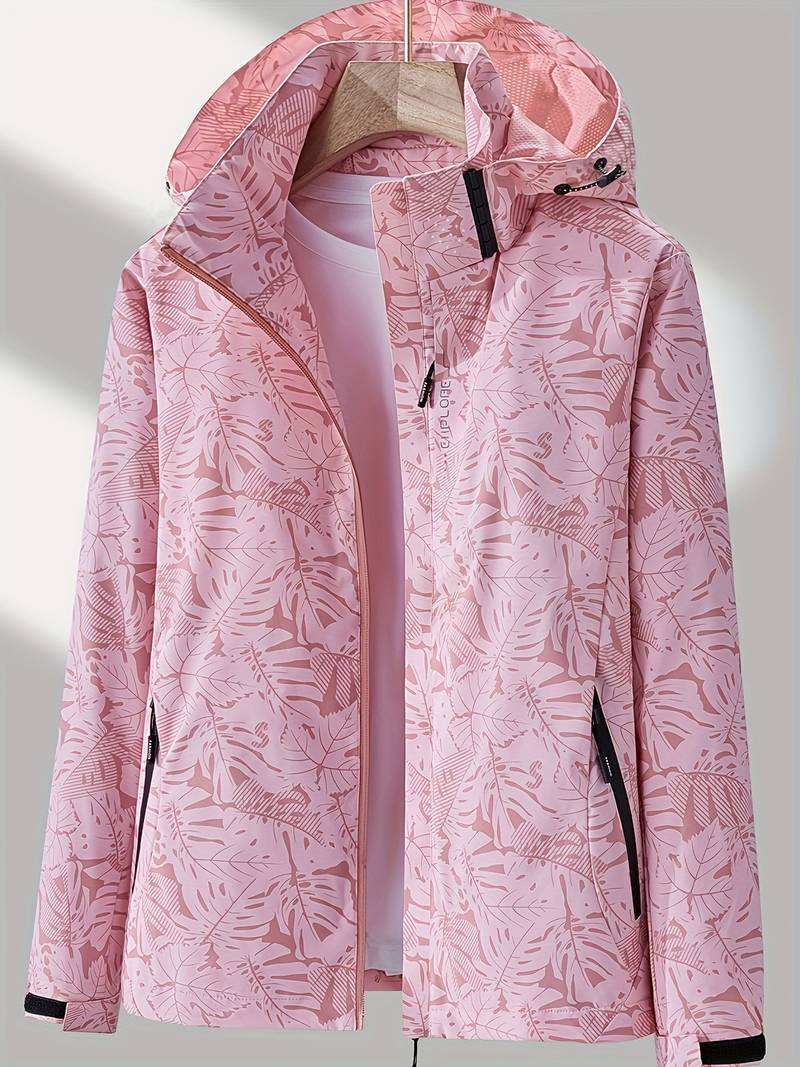 Waterproof Women's Rainy Day Full Zip Coat