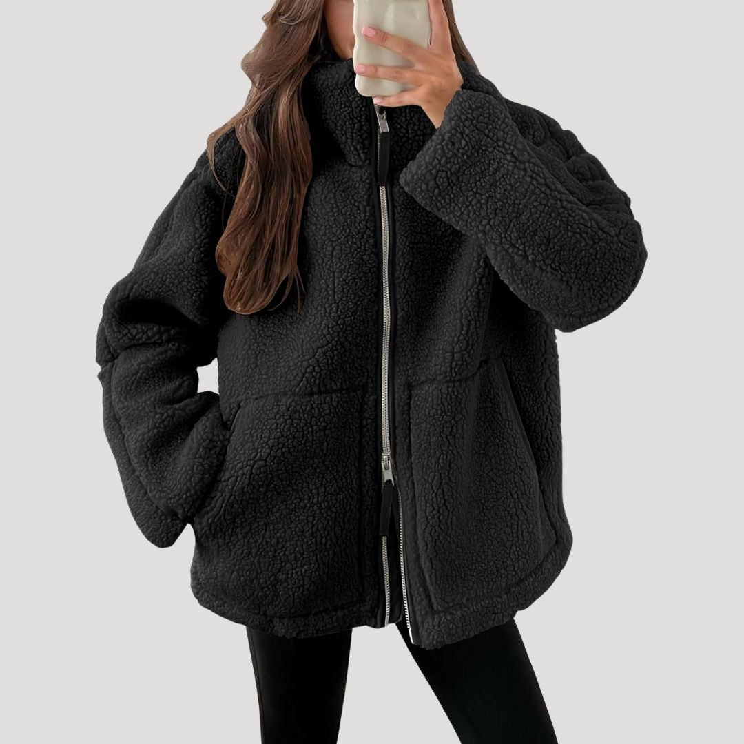 Warm Women's Fleece Zip Up Jacket