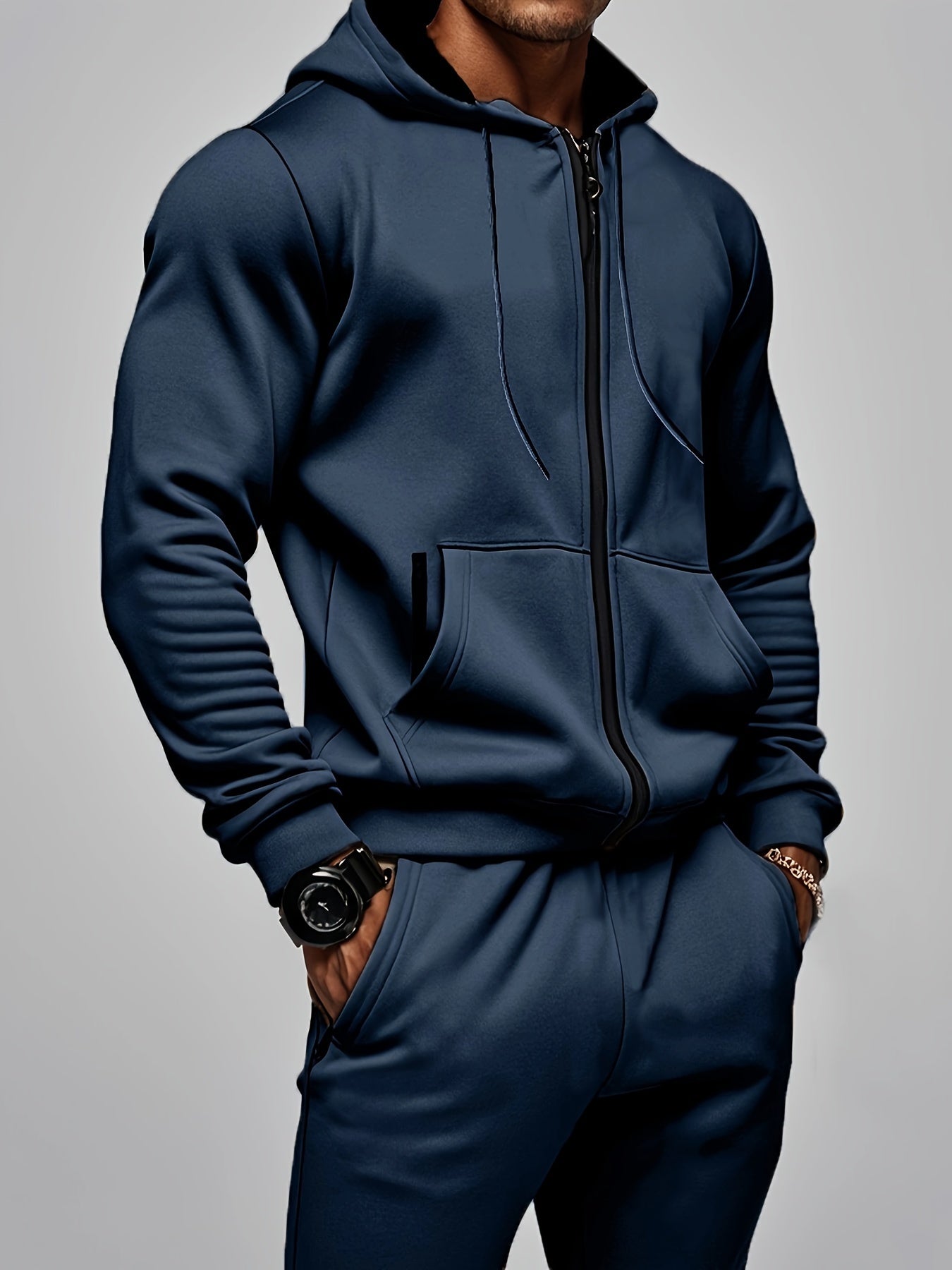 Comfortable Men's Sportswear Tracksuit Set