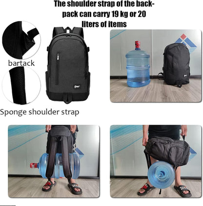 Slim 15.6' Travel & Work Laptop Backpack with Organiser Pockets