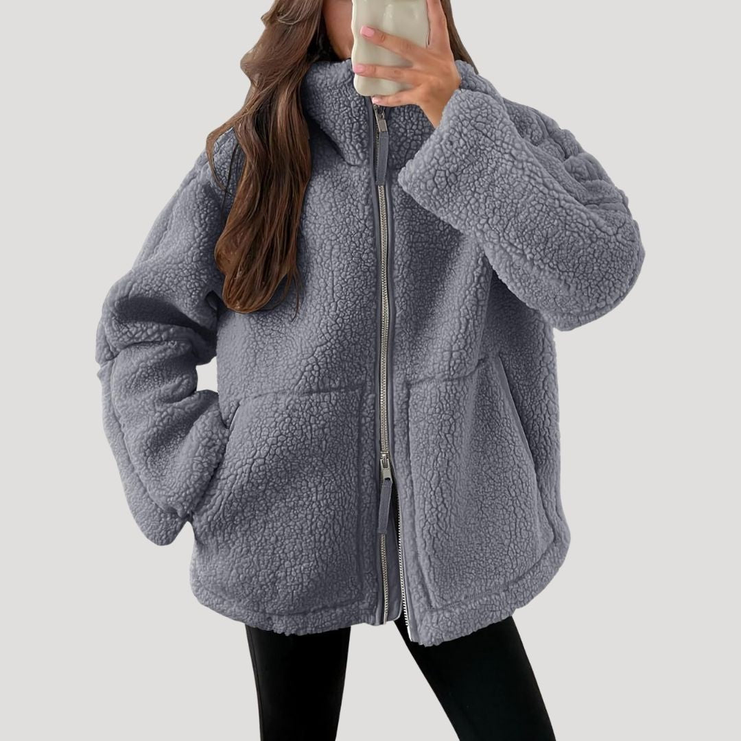 Warm Women's Fleece Zip Up Jacket