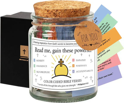 Inspirational Bible Quote Jar