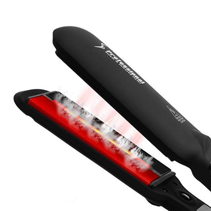 Professional Infrared Steam Flat Iron - BritishElegance
