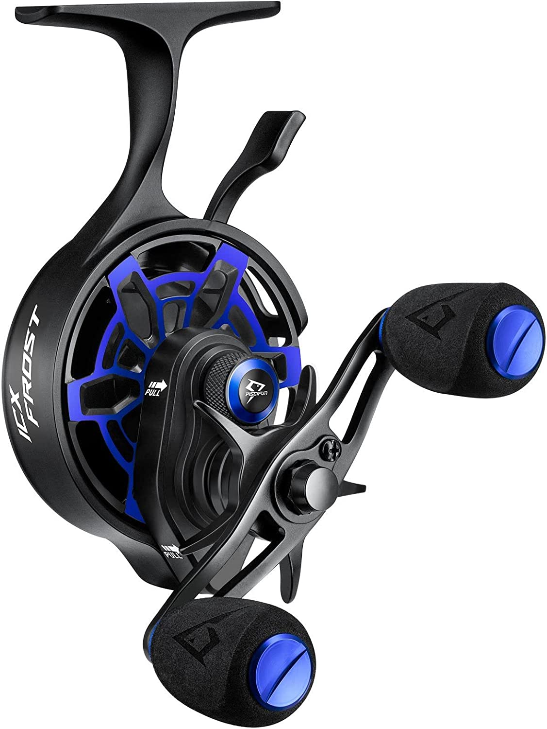 Cold Water Carbon Ice Fishing Reel, Large Spool
