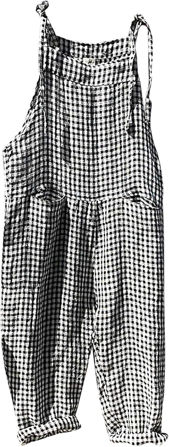 Loose Fit Stripe Women's Jumpsuit