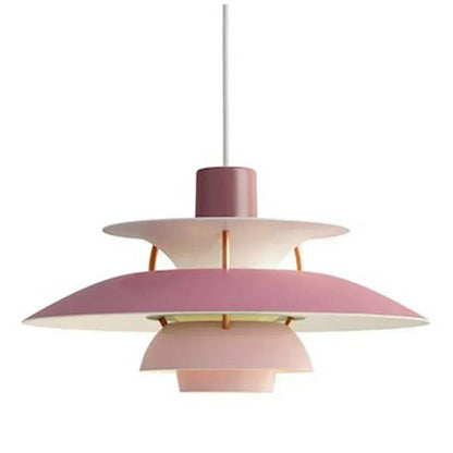 Bright Colored Glass LED Pendant Light Fixture