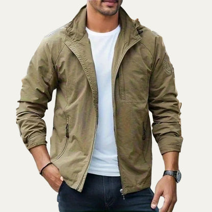 Men’s Outdoor Full Zip Hooded Jacket