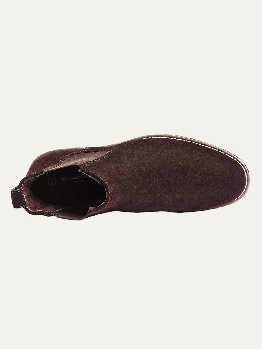 Men’s Rugged Casual Chelsea Boots with Thick Sole