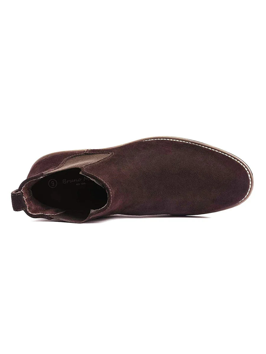 Suede Chelsea Boots Camel