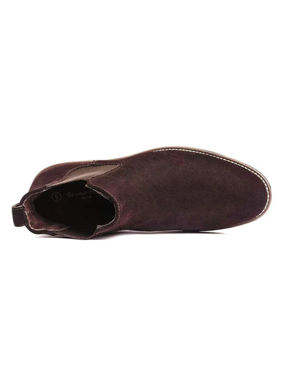 Suede Chelsea Boots Camel