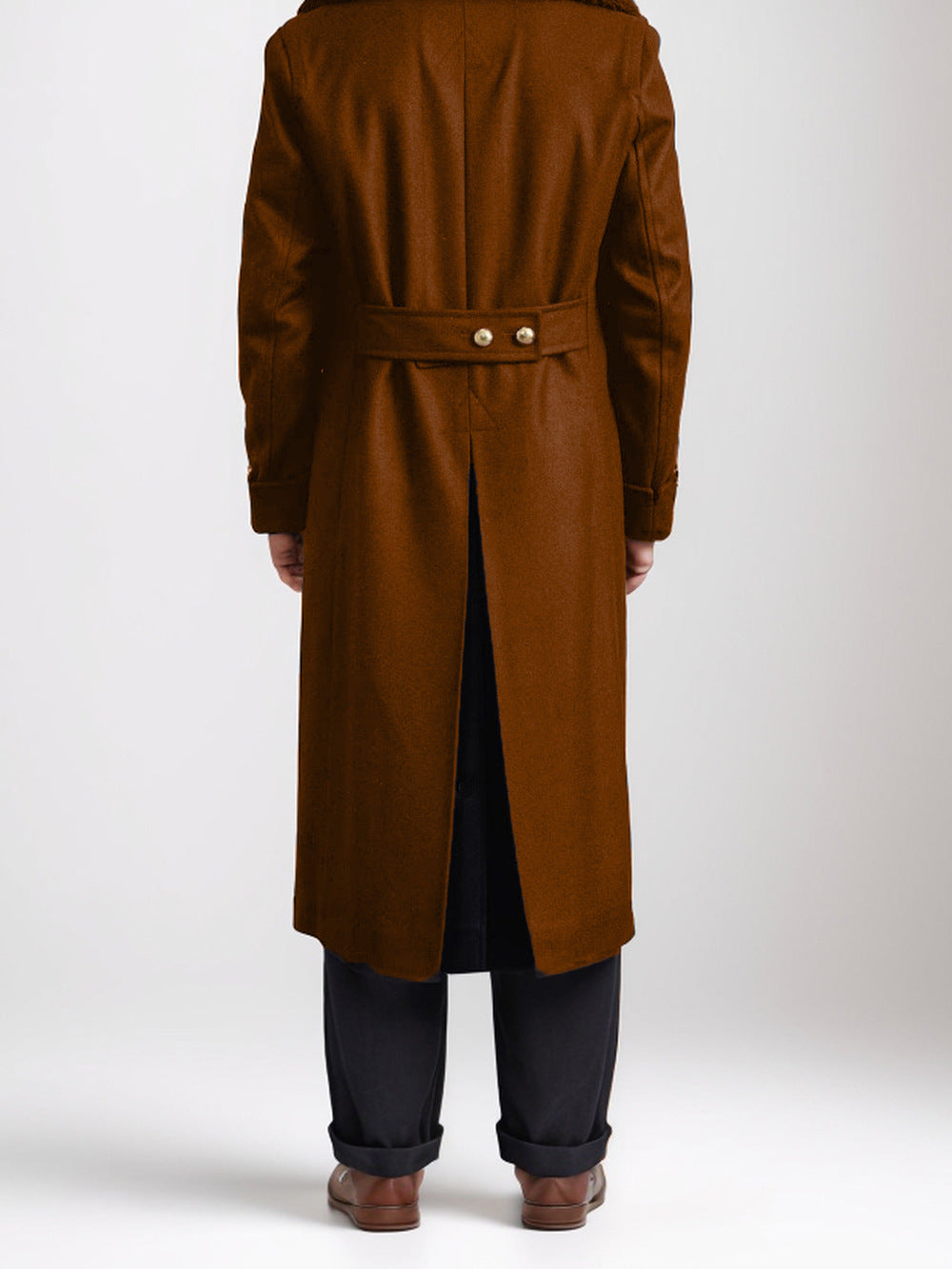 Long Wool Coat - Men