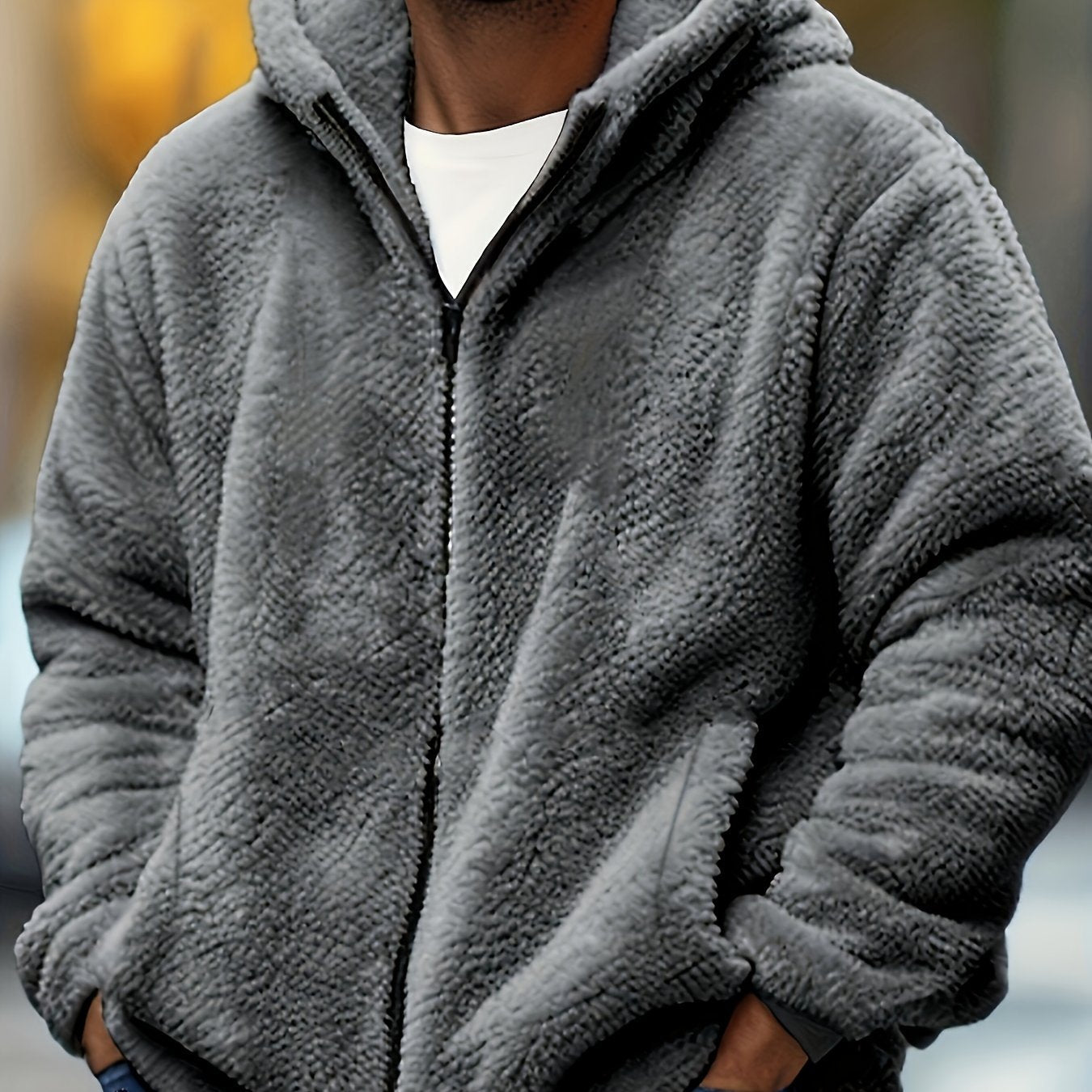 Martin | Men’s Plus Size Zip-Up Hooded Jacket - Casual Comfort Hoodie