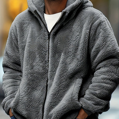 Martin | Men’s Plus Size Zip-Up Hooded Jacket - Casual Comfort Hoodie