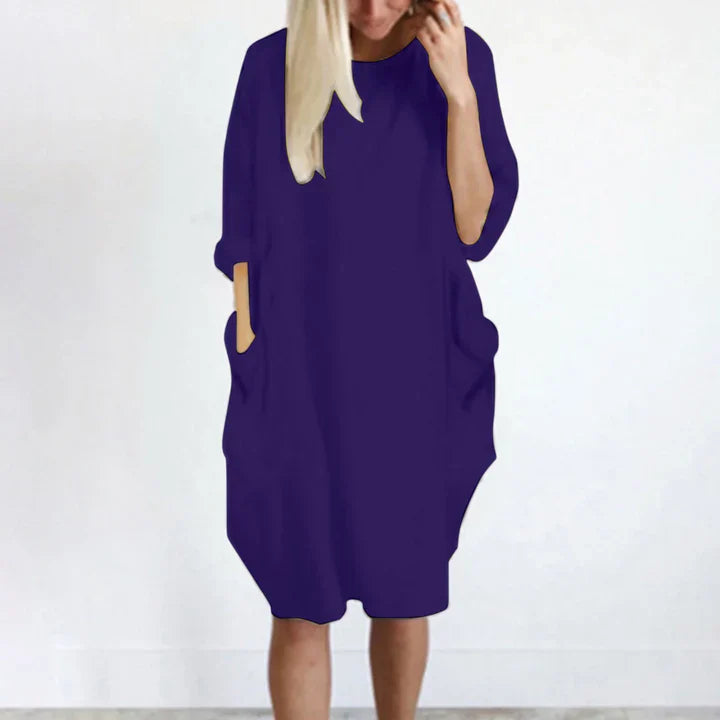 Comfy Summer Sundress with Pockets for Women