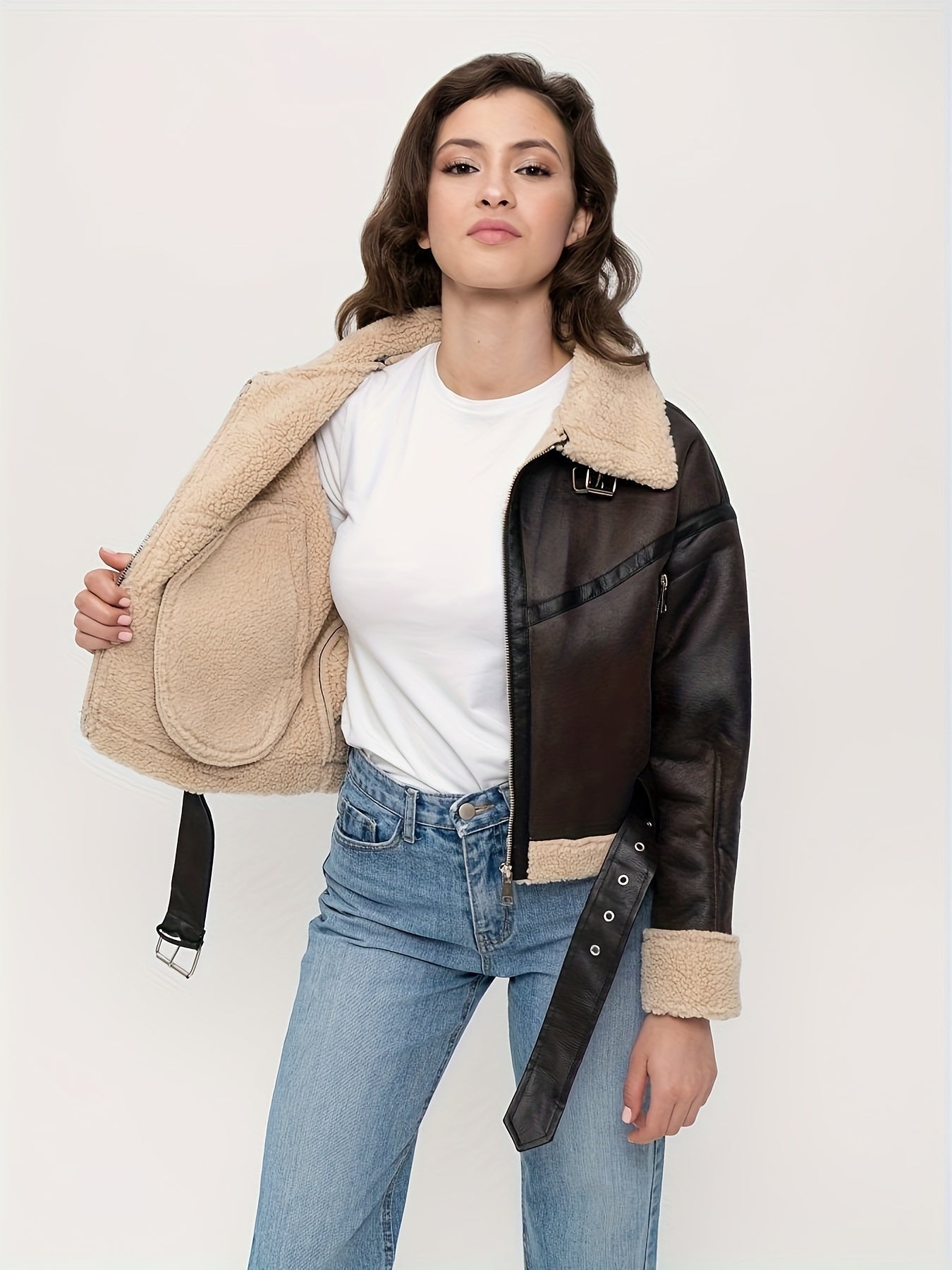 Mini Leather Jacket - BritishElegance