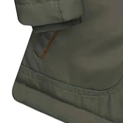 Men’s Rugged Insulated Outdoor Parka with Removable Hood