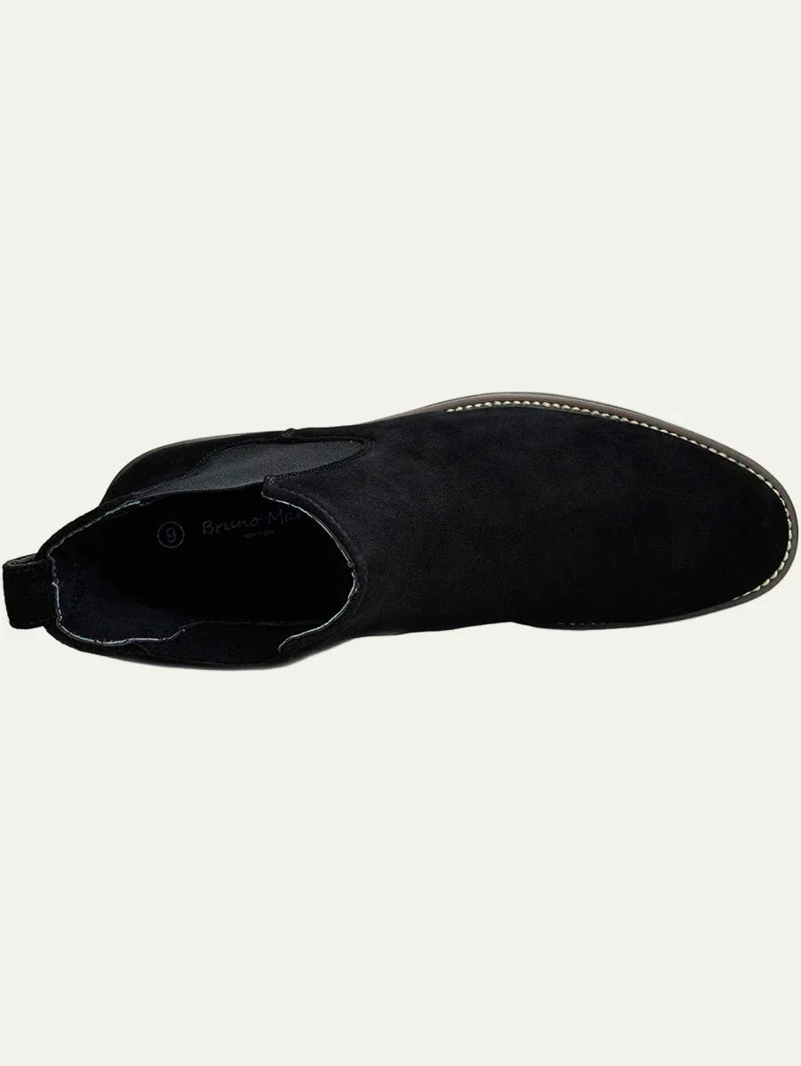 Men’s Rugged Casual Chelsea Boots with Thick Sole