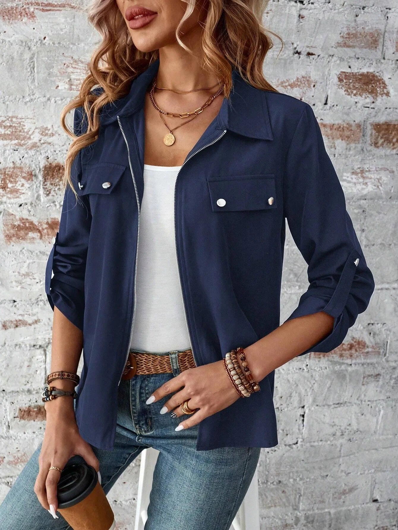 Classic Zip Up Transition Jacket