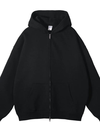 Warm Zip Up Fleece Hooded Jacket