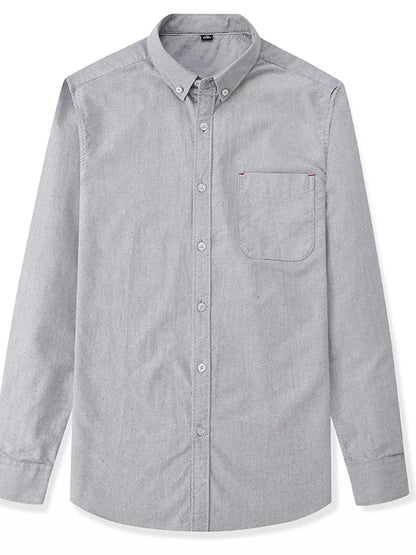 Big and Tall Classic Long Sleeve Dress Shirt