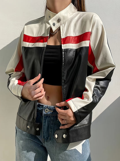 Multicolor Patterned Jacket - BritishElegance