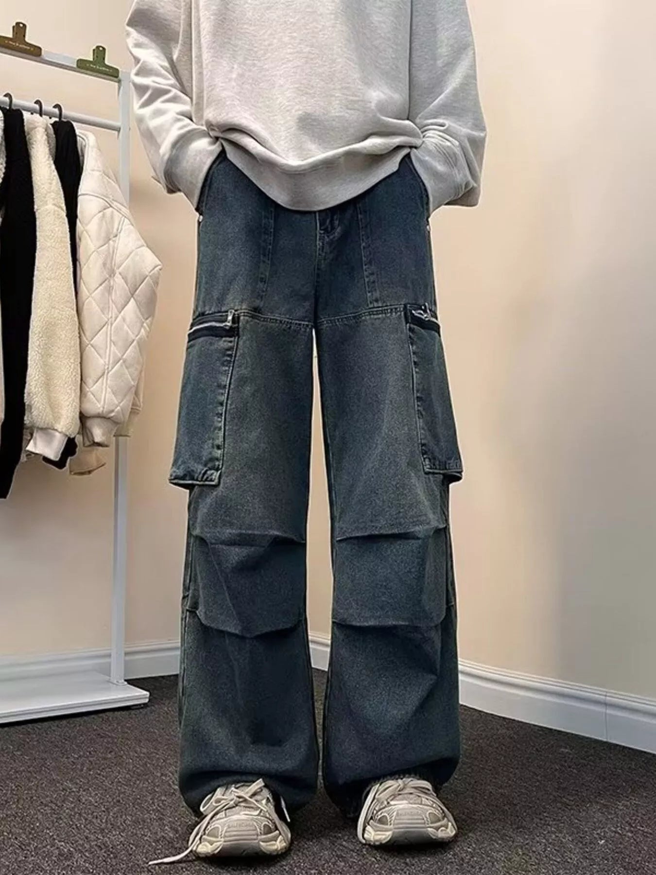 Relaxed Fit Cargo Pants for Men - BritishElegance