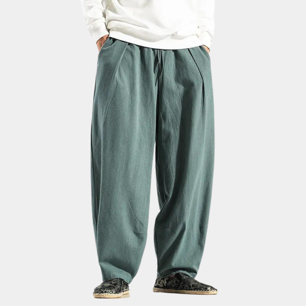 Relaxed Fit Casual Mens Comfort Trousers - BritishElegance