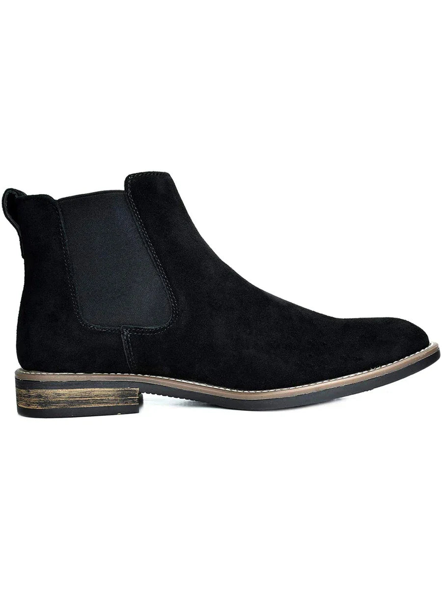 Suede Chelsea Boots Camel