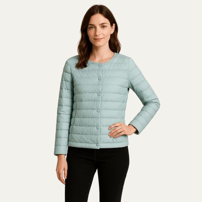 Women’s Lightweight Quilted Snap Jacket
