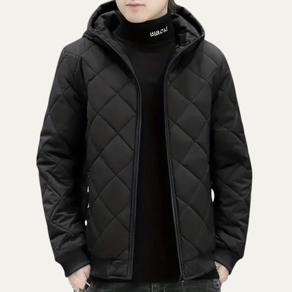 Men’s Modern Hooded Quilted Puffer Jacket