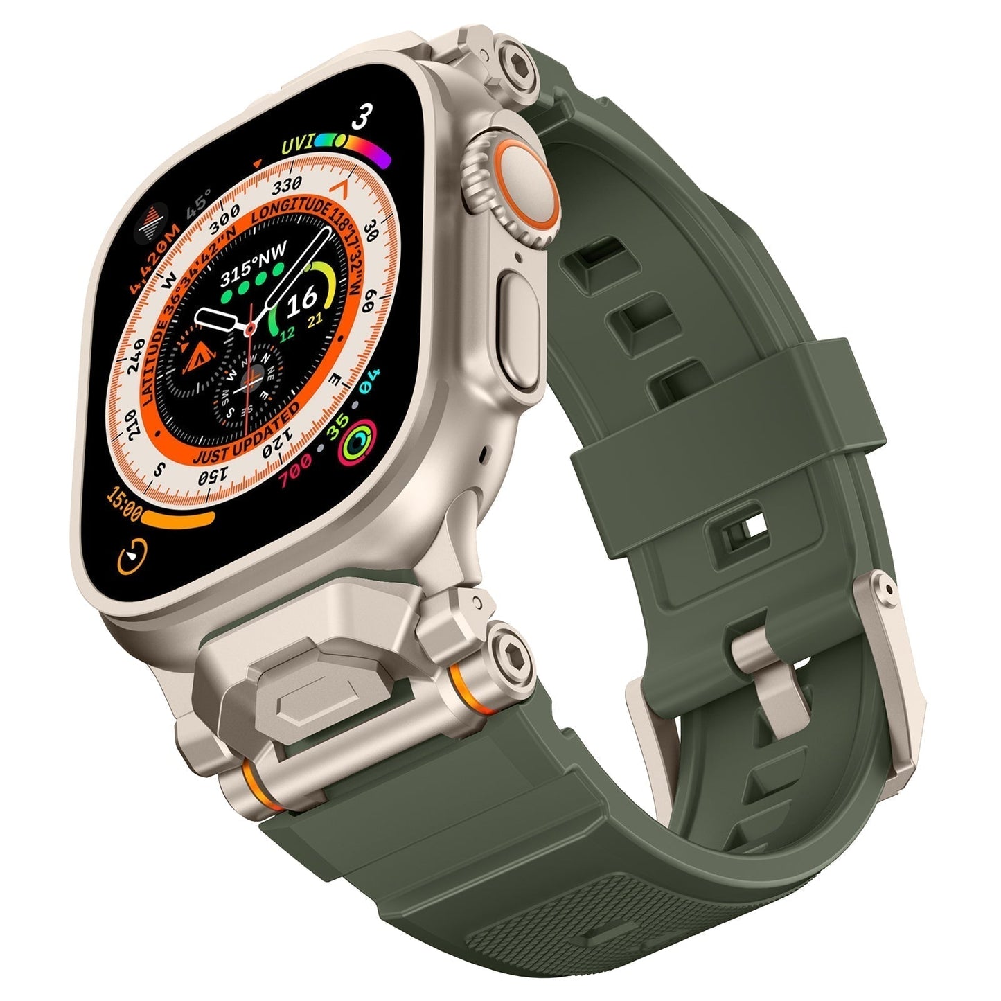Durable Rubber Strap for Apple Watch