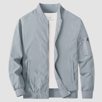 Men’s Classic Full Zipper Bomber Jacket