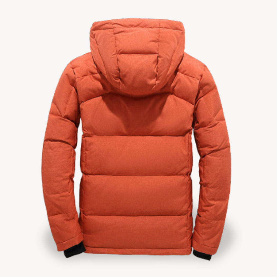 Men’s Winter Puffer Jacket with Hood