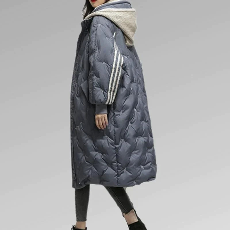 Iris | Long Quilted Wintercoat for Women