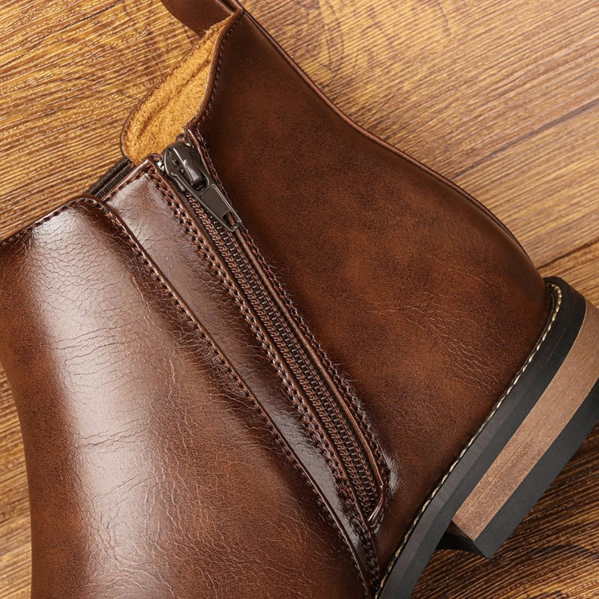 The Surrey Hills Men’s Leather Slip On Ankle Chelsea Boots