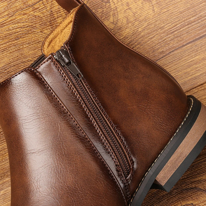 The Surrey Hills Men’s Leather Slip On Ankle Chelsea Boots