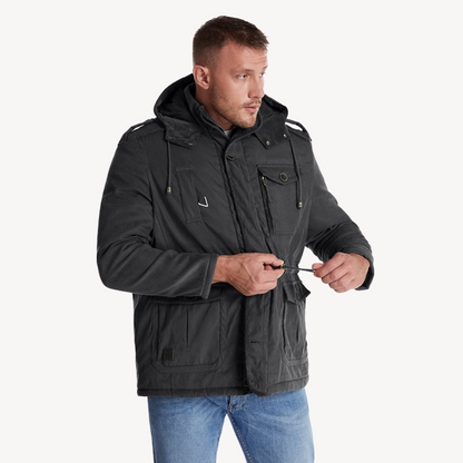 Men's Winter Parka – Waterproof Fur-Lined Jacket