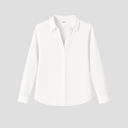 Fitted Classic Women's Blouse - BritishElegance