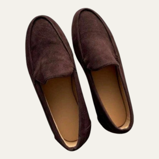 Men’s Minimalist Suede Loafers
