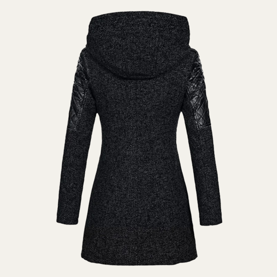 Women’s Mid Length Asymmetrical Zip Winter Coat