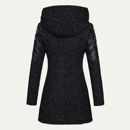 Women’s Mid Length Asymmetrical Zip Winter Coat