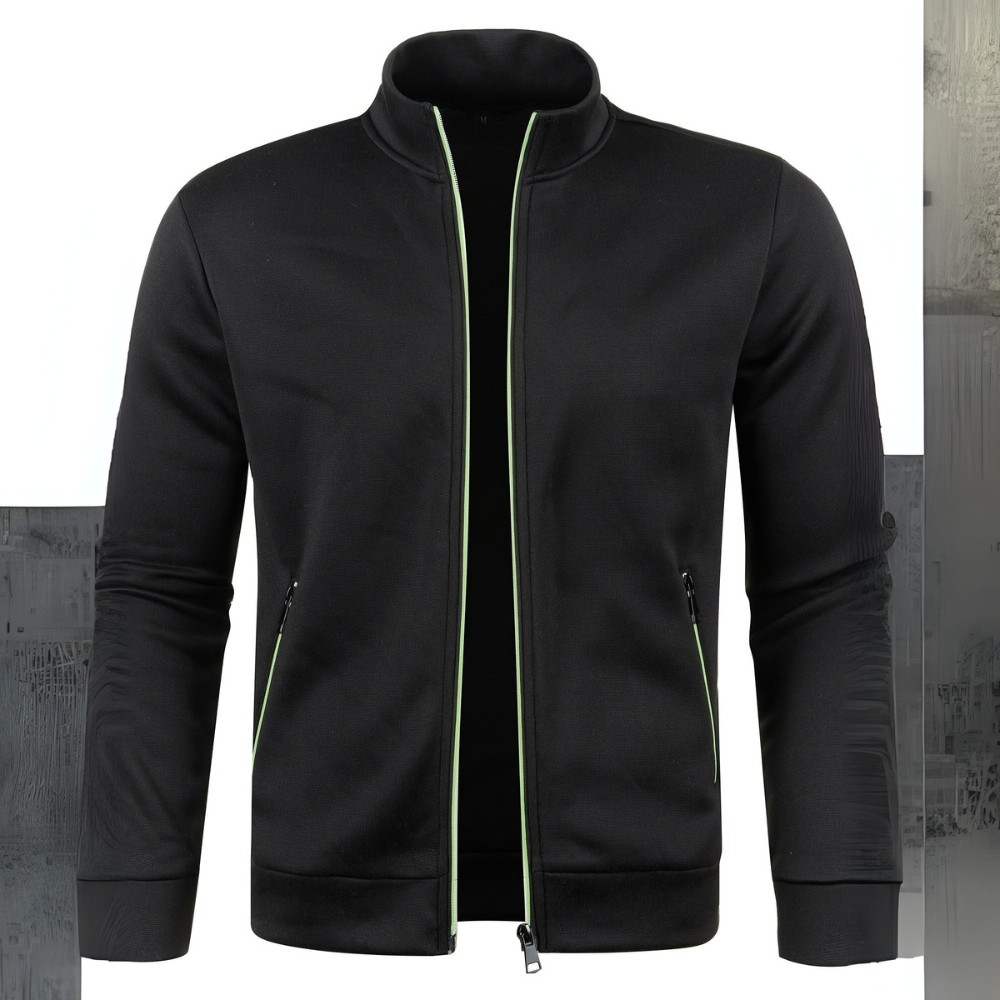 Men’s Neon Piped Full Zip Track Jacket