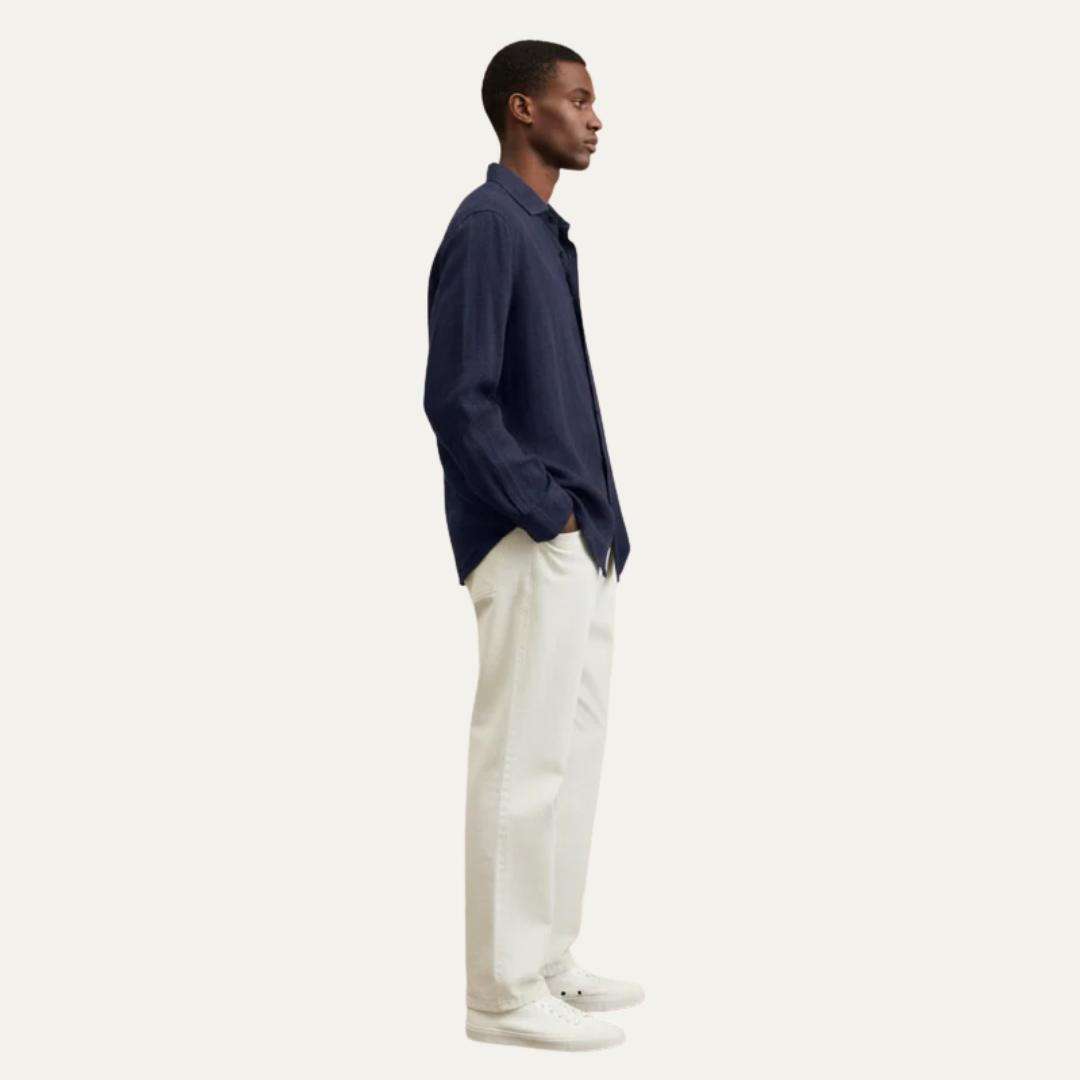 Men’s Relaxed Linen Button Up Outfit