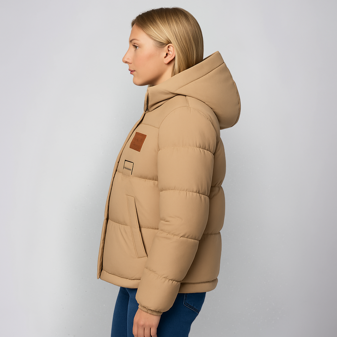 Athena | Winter Jacket - Casual Lace-Detail Outerwear for Women