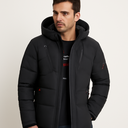 Men’s Insulated Quilted Hooded Puffer Jacket