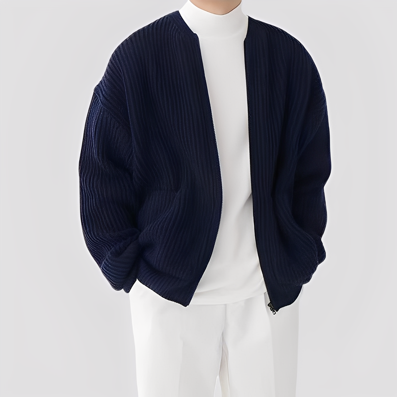 Cevori Stylish Loose Knit Cardigan